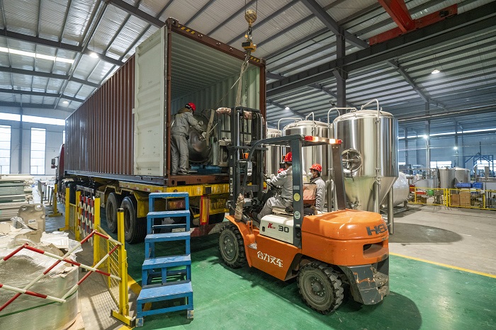 山東天泰啤酒設備