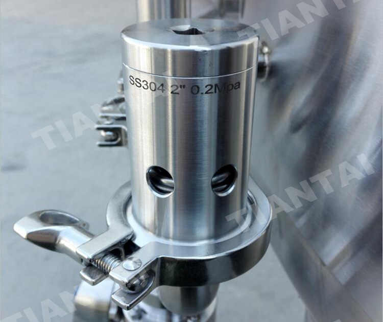 天泰發酵罐上的真空安全閥